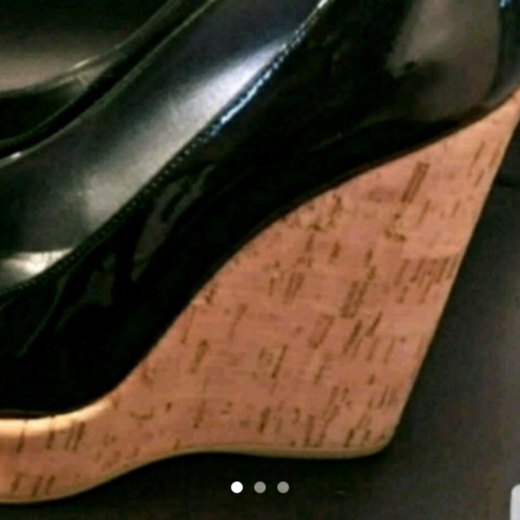 BN Stuart Weitzman Black Wedges 35 - Picture 4 of 10